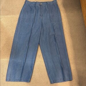 MICHAEL Michael Kors Blue Wide Leg Pants